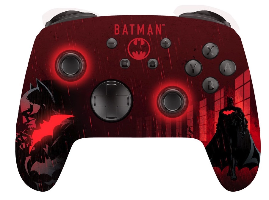 Manette switch/pc sans fil rgb - batman