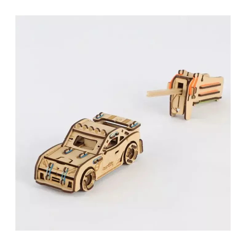 Maquette - Bois - Smartivity - Stem Wheels Rally Racer