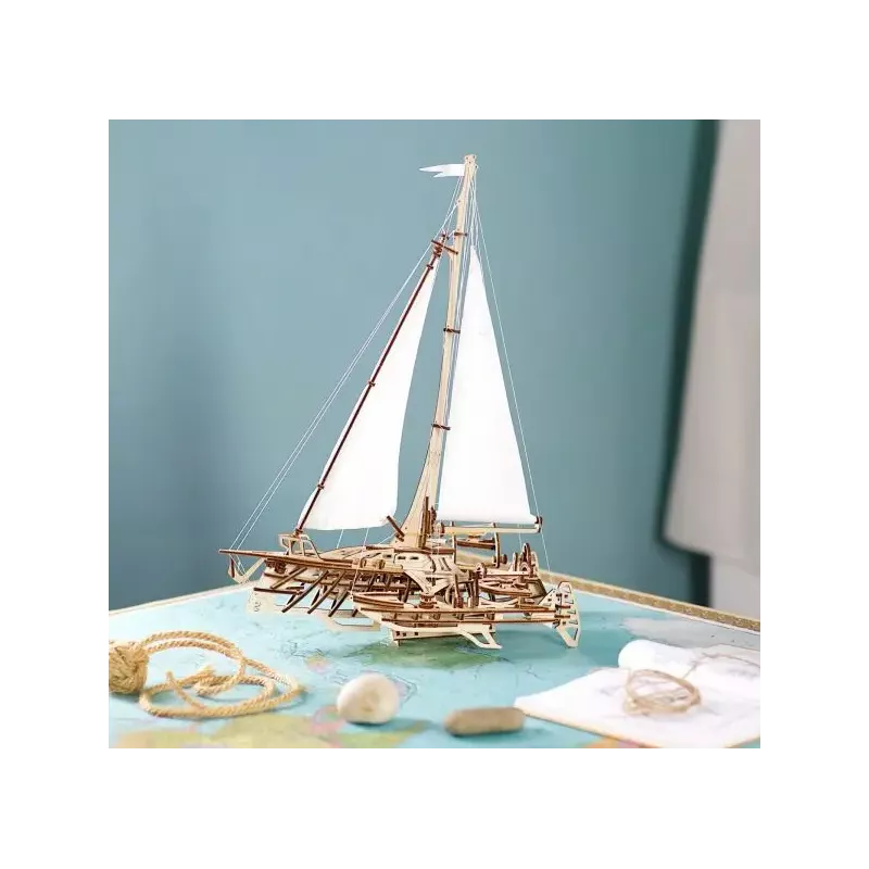 Maquette - Bois - Ugears - Trimaran Mérihobus