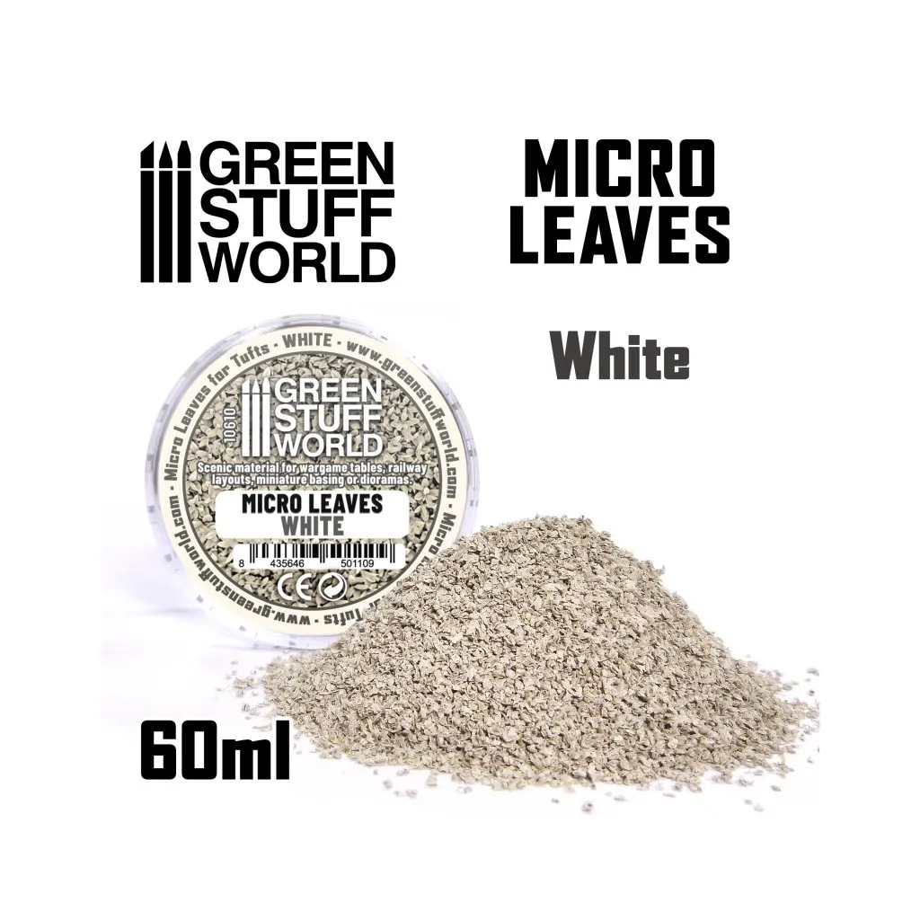 Micro Feuilles - Mélange Blanc