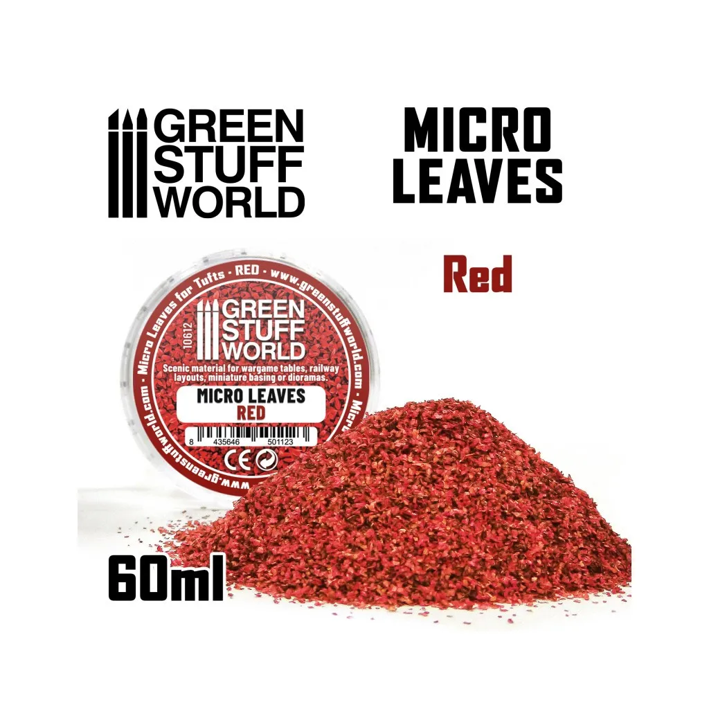 Micro Feuilles - Mélange Rouge