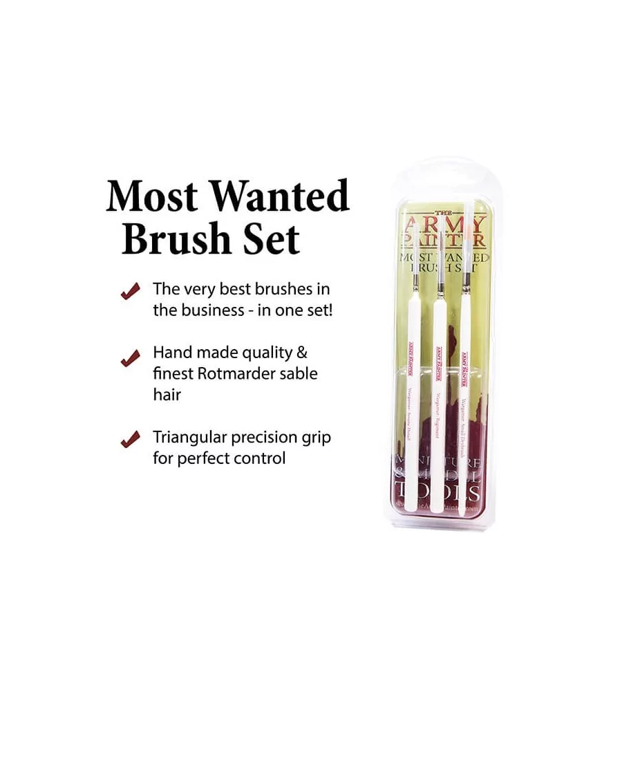 Army Painter : Most Wanted Brush Set