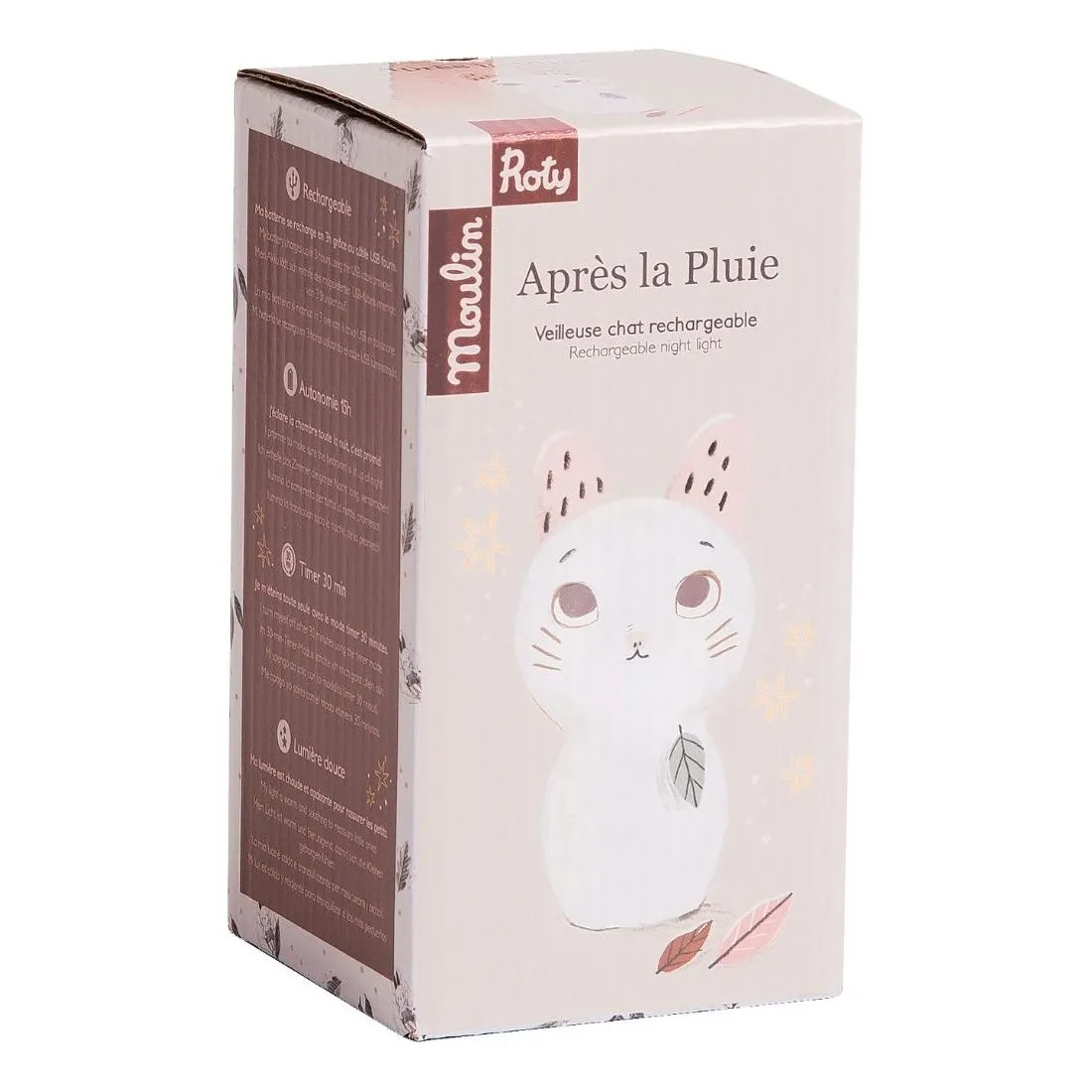 Veilleuse chat USB Moulin Roty