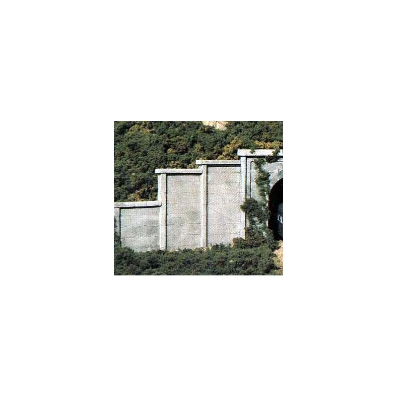 Mur de soutènement en béton. WOODLAND SCENICS C1158