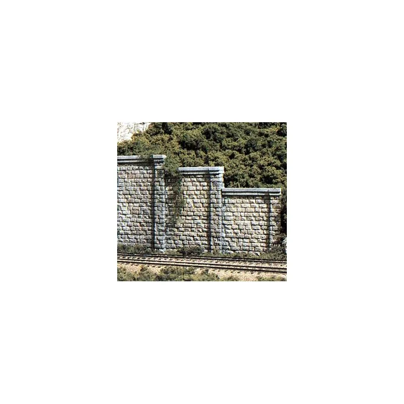 Mur de soutènement en pierre. WOODLAND SCENICS C1159