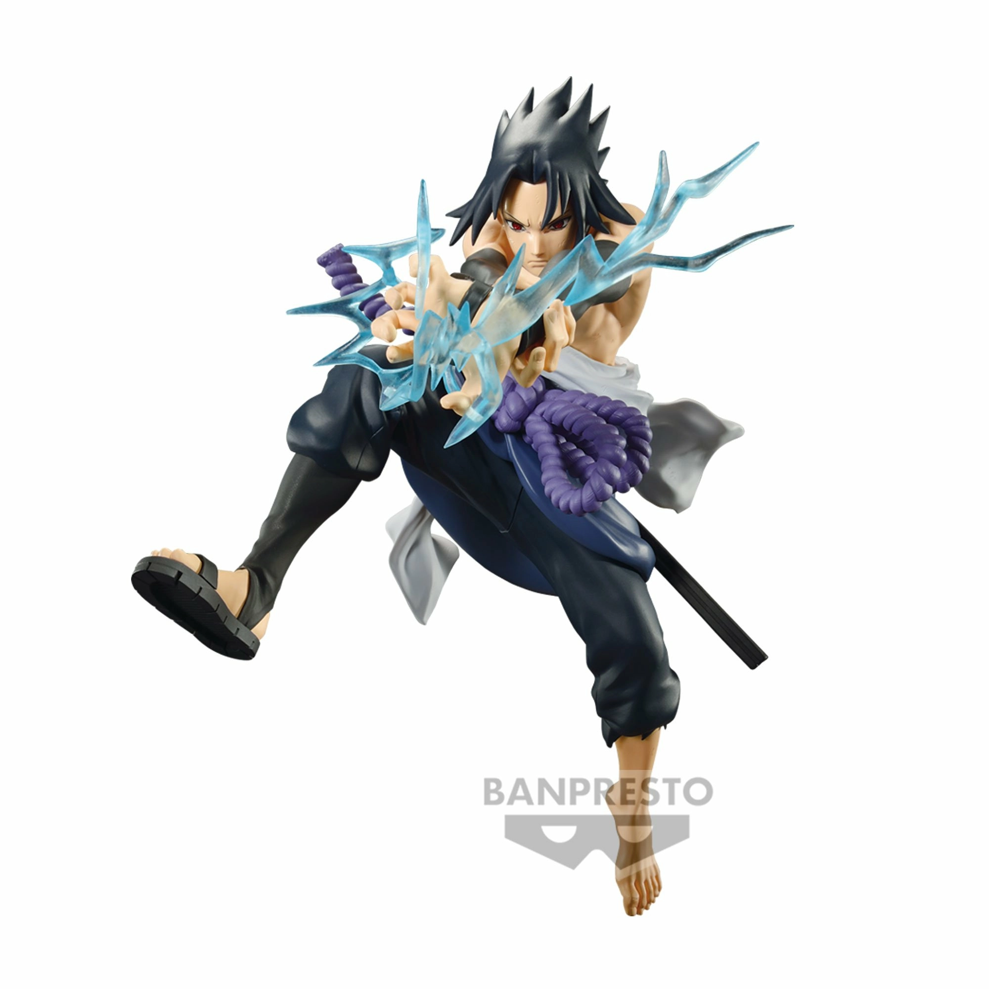 Naruto shippuden - uchiha sasuke - figurine vibration stars 16cm