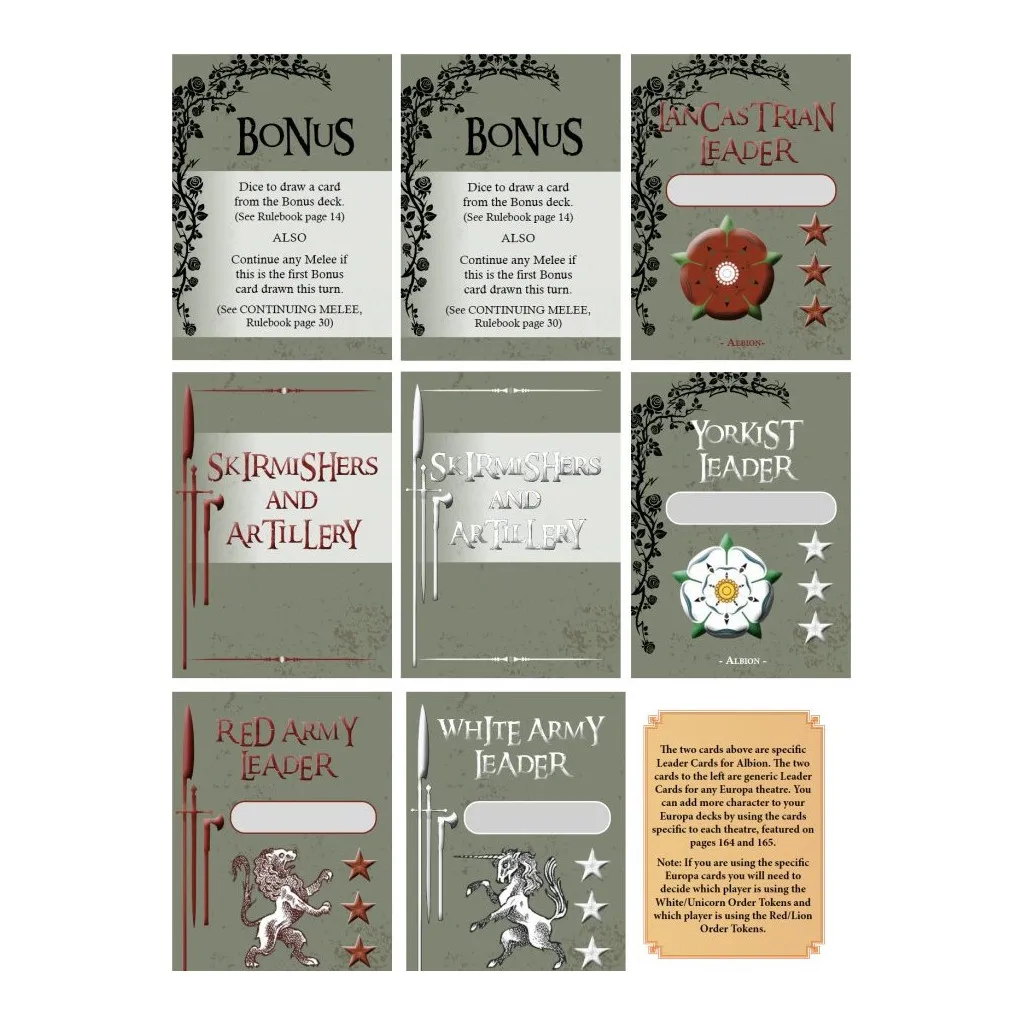 Never Mind the Billhooks Deluxe Core / Albion Card Deck