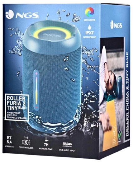 Ngs spk bt 20w waterproof ipx7 blue