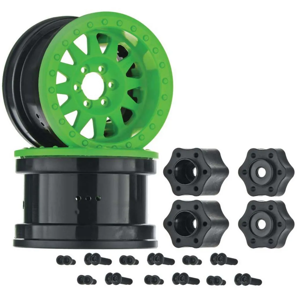 AX31363 2.2 Method Beadlock Wheel IFD Green (2) - HORIZON HOBBY - Référence: AXIC8077