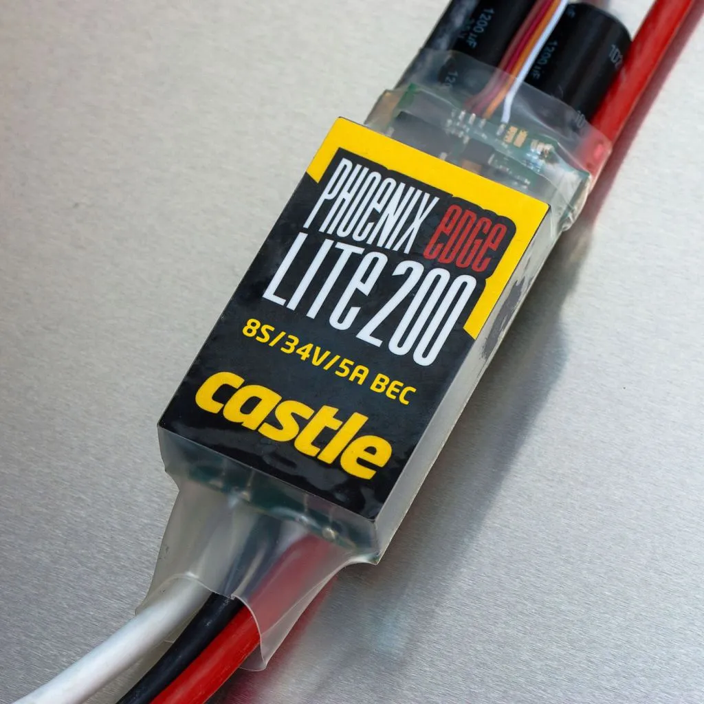 PHX EDGE LITE 200 - 25V 200 AMP ESC WITH 5 AMP BEC - HORIZON HOBBY - Référence: CSE010010900