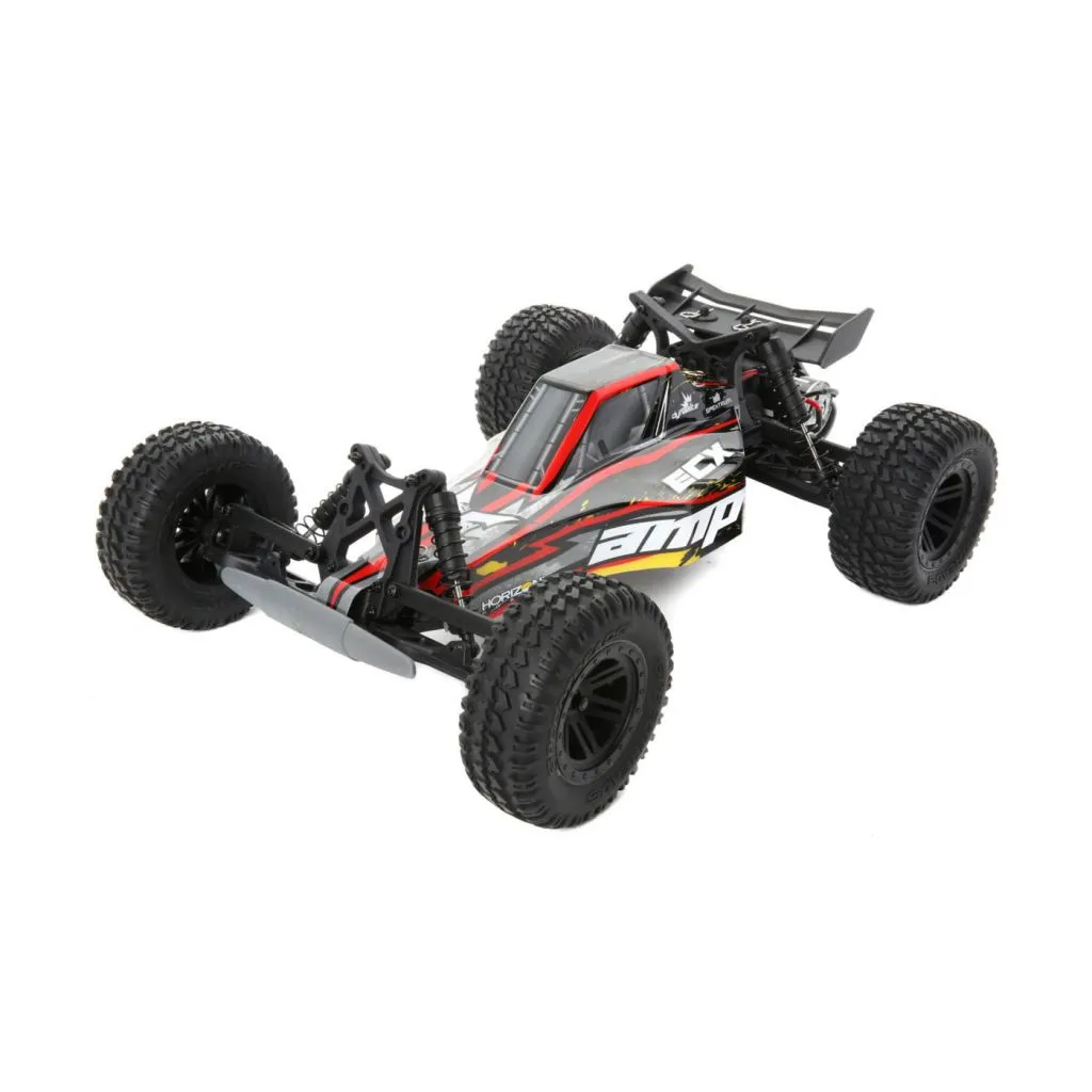 AMP MT 1/10 2WD Desert Buggy: Noir/Jaune RTR INT - HORIZON HOBBY - Référence: ECX03029IT1
