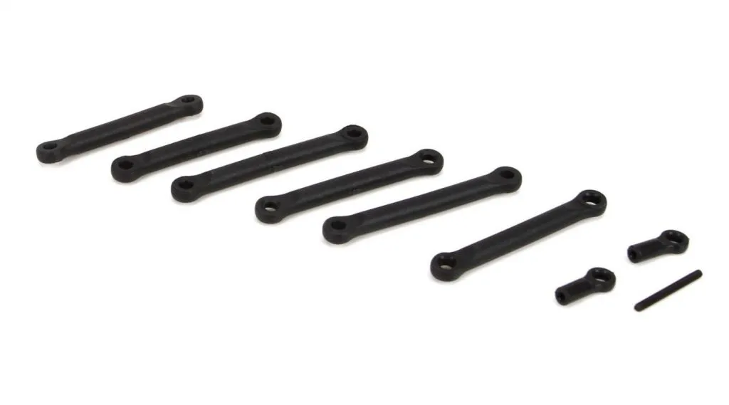 Ruckus 1/18, Torment 1/18 et Rally 1/18 - Set de biellettes en plastique - HORIZON HOBBY - Référence: ECX214002