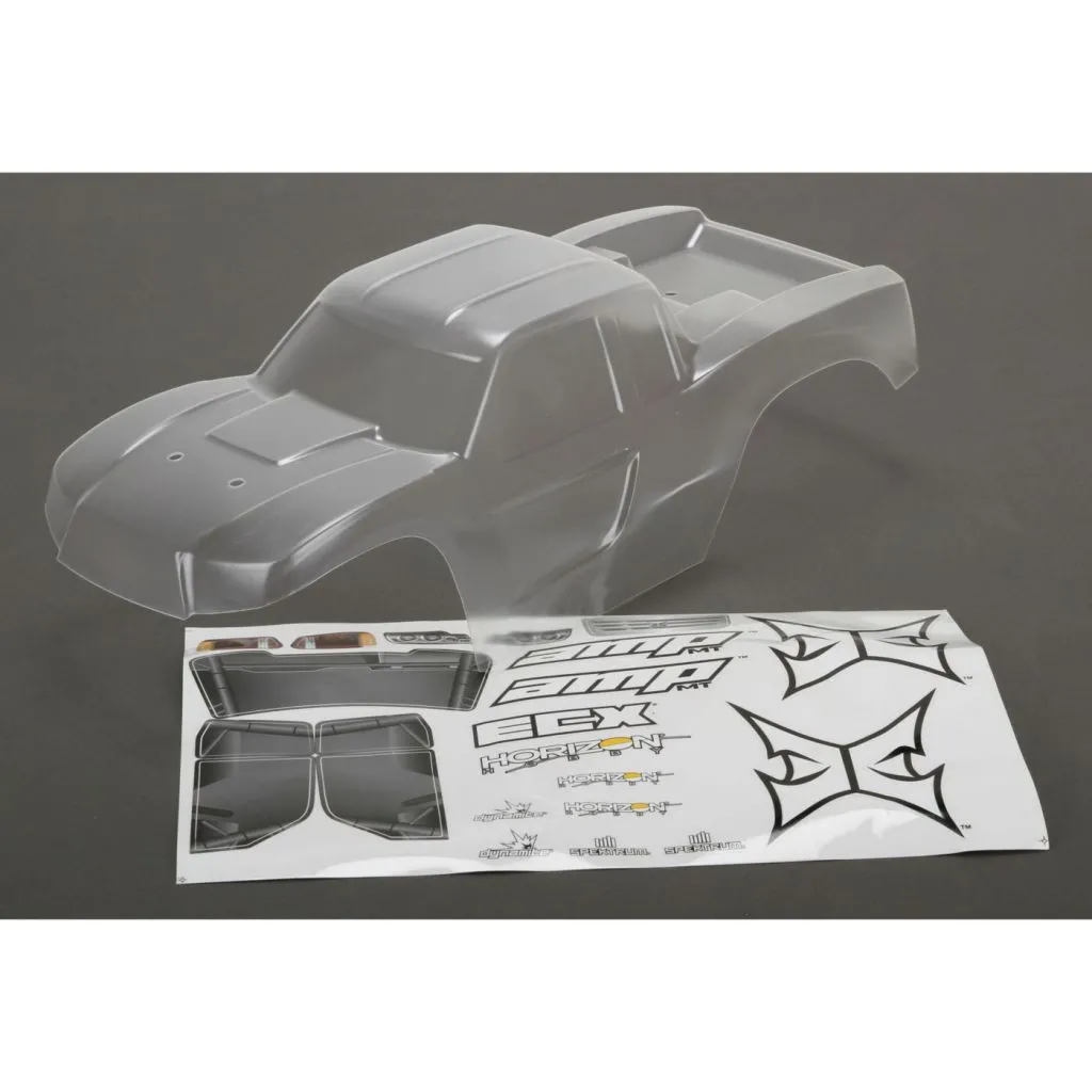 AMP MT 1/10 - Carrosserie transparente - HORIZON HOBBY - Référence: ECX230018