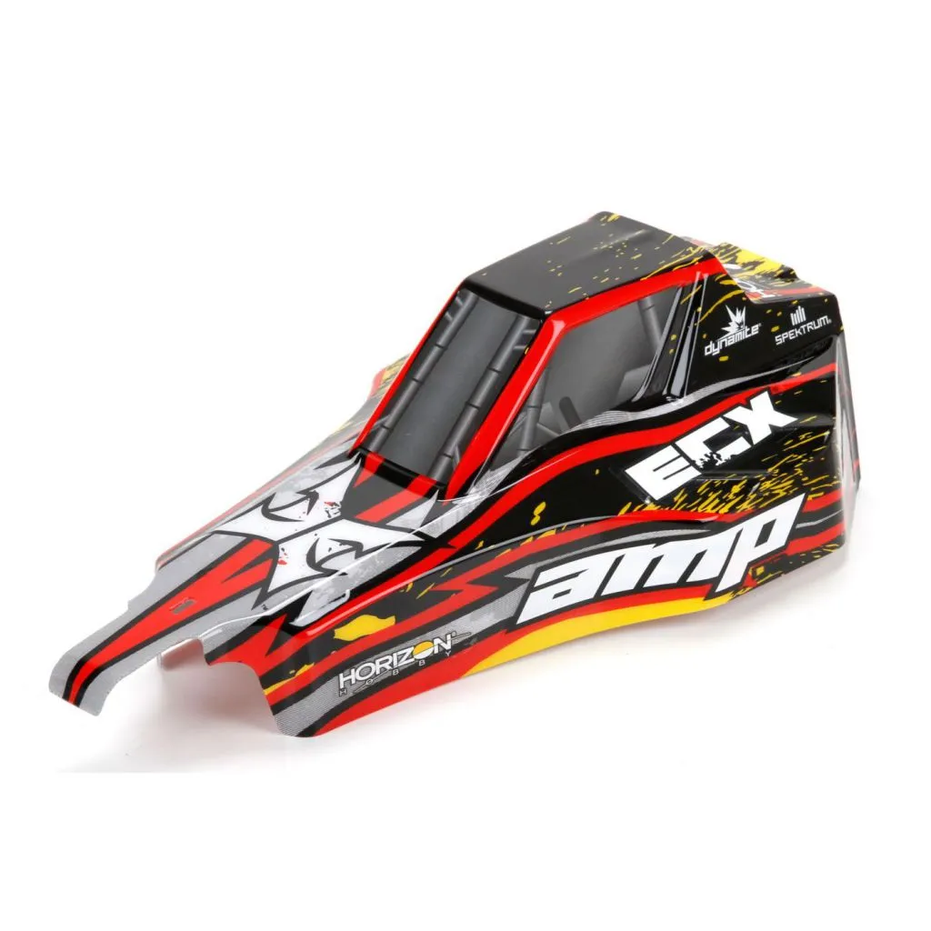 AMP DB 1/10 - Carrosserie Noir/Jaune - HORIZON HOBBY - Référence: ECX230019