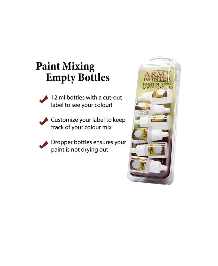 Army Painter : Paint Mixing Empty Bottles