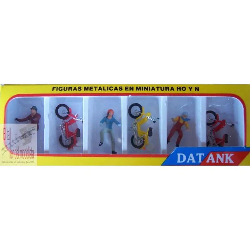 Des gens en mobylette. ANESTE 4084