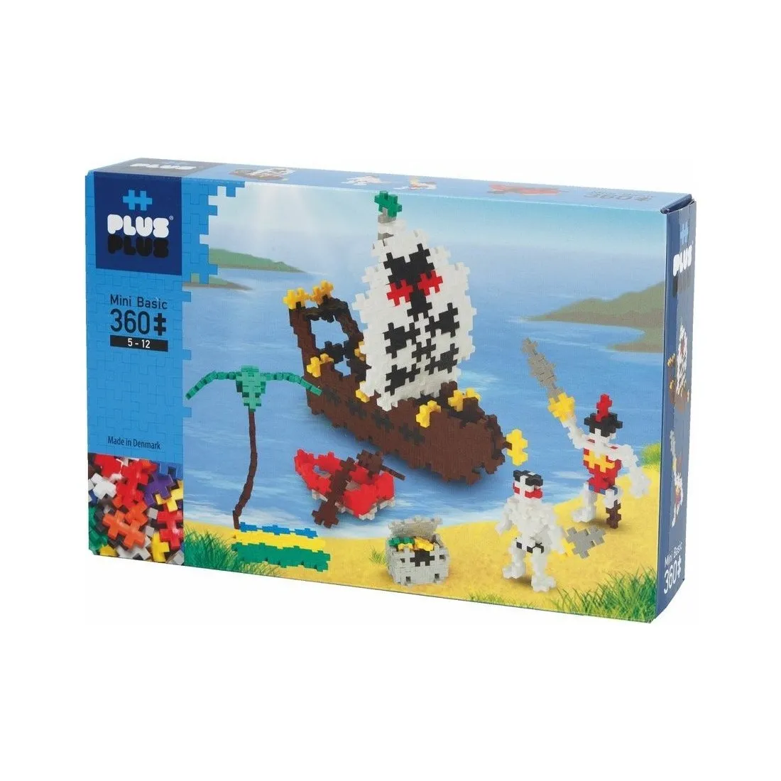 Coffret de construction Pirates de 360 pièces - Plus Plus