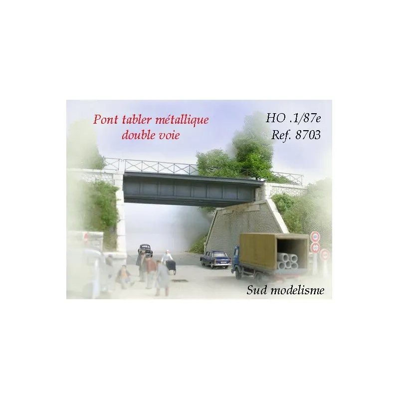 Pont ferroviaire. PN SUD MODELISME 8703