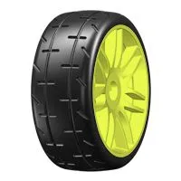 Pneu Rally game GRP 1/8 - S1 XXSoft - Nouvelle jante jaune (2) - GTY01-S1