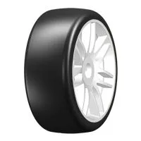 Pneu Rally game GRP 1/8 - S2 XSoft Slick - Hard Blanche (2) - GTJ02-S2