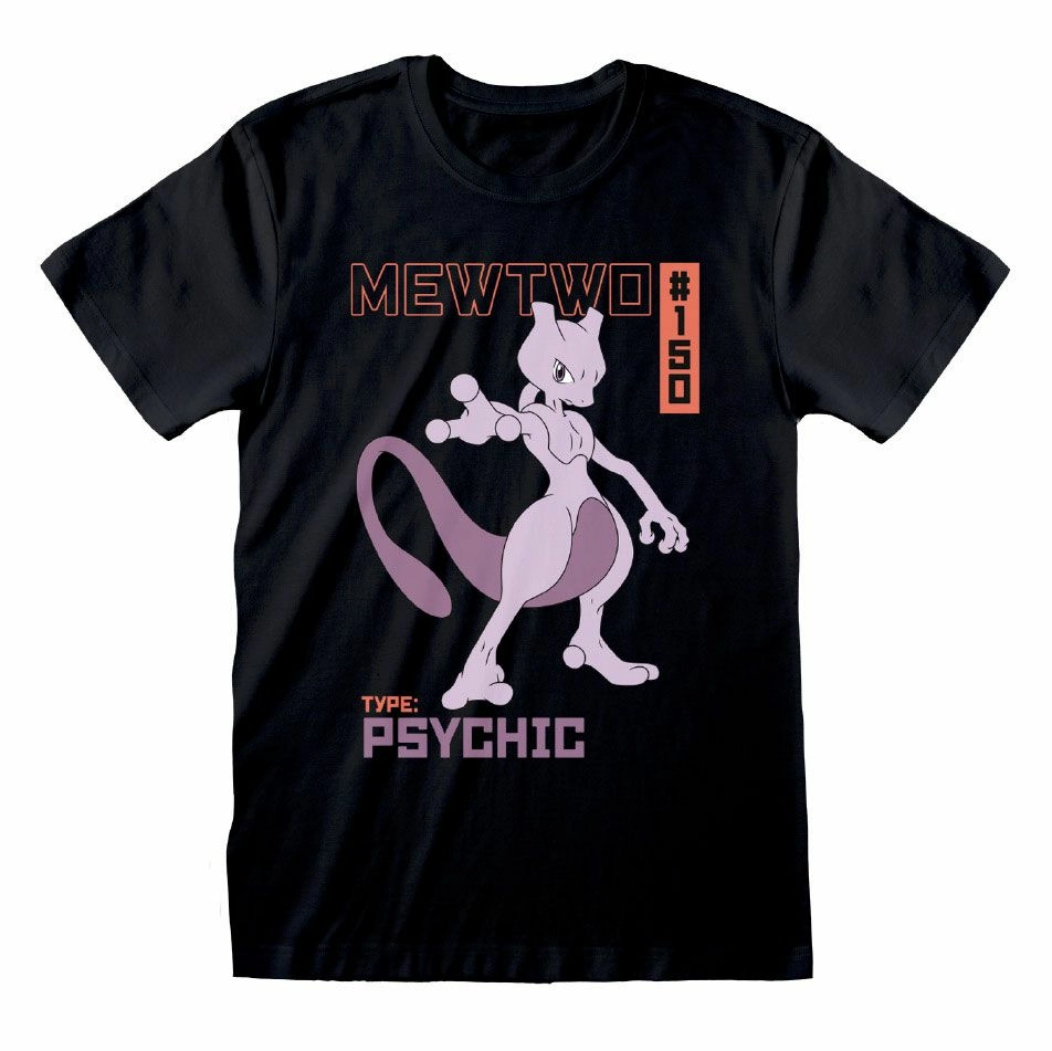 Pokemon t-shirt mewtwo (s)