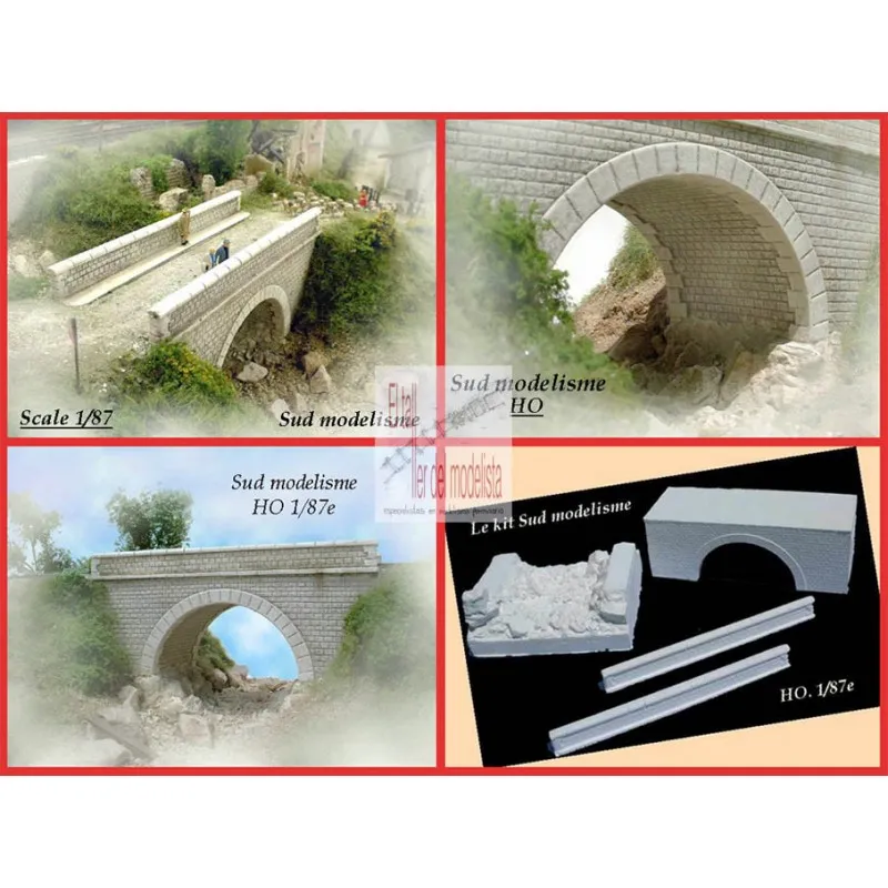 Pont de pierre. PN SUD MODELISME 8762