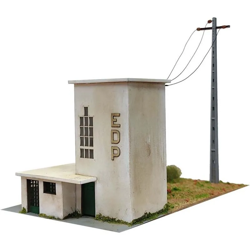 Poteau électrique EDP. MODELISMO ARTESANAL MA_VA_10