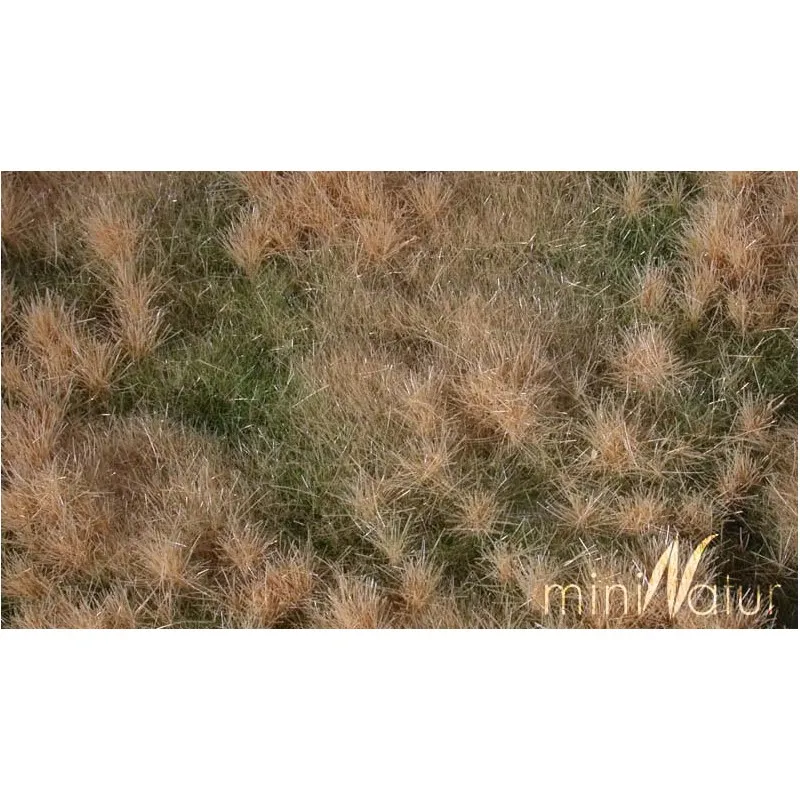 Prairie vert-ocre avancée automne. MININATUR - SILHOUETTE 733-24S