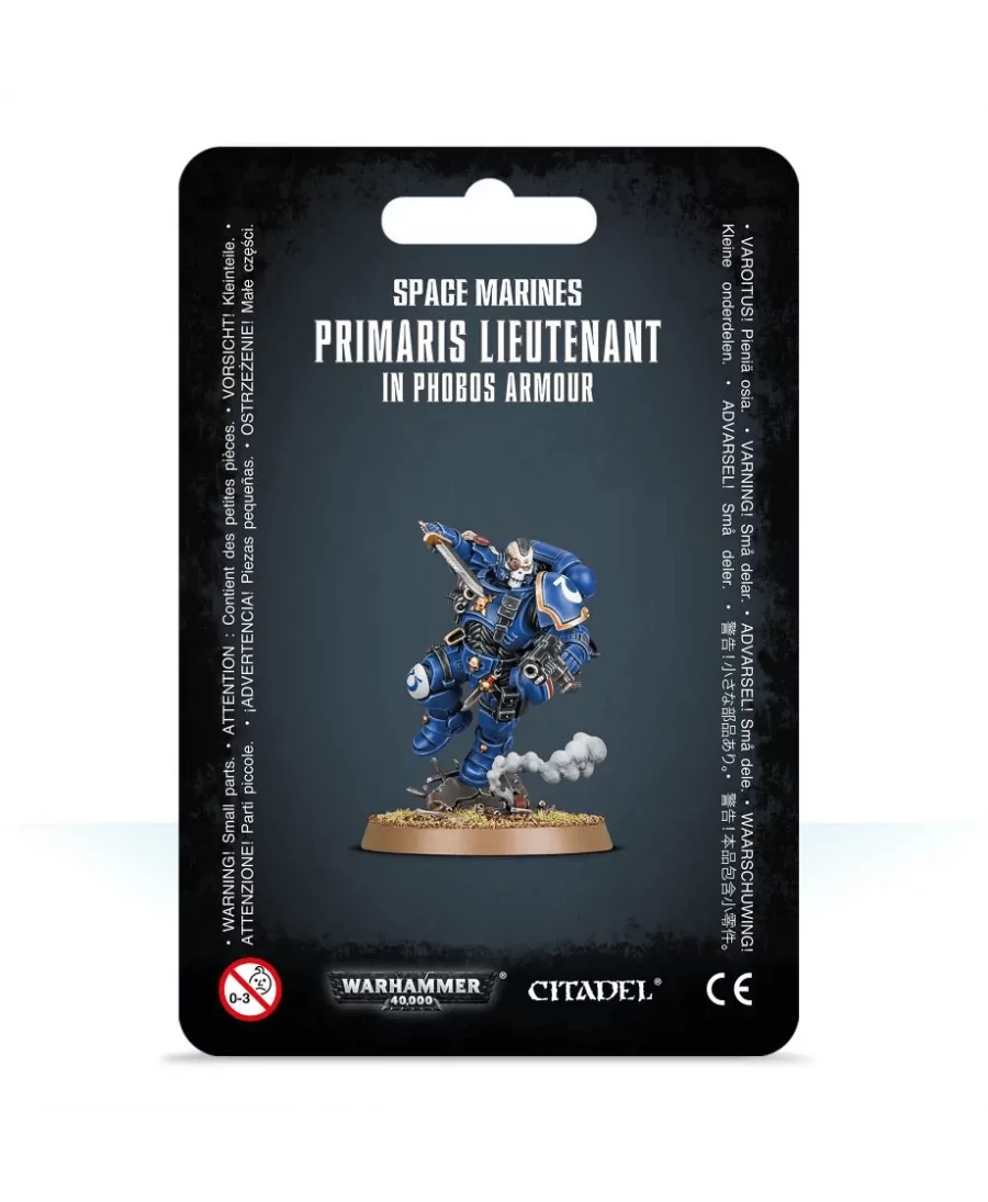 Space Marines : Primaris Lieutenant en armure Phobos