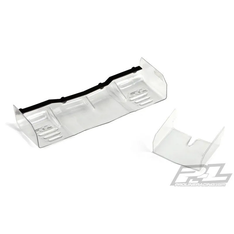 AILERON PROLINE 1/8TH TRIFECTA LEXAN CLEAR WING (2 WINGS/1 WICKER) - PL6252-00
