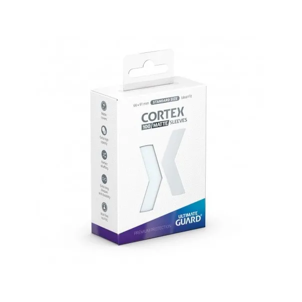 Protèges Cartes Cortex Transparent Mat x100