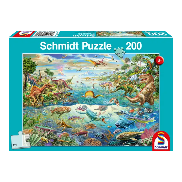 Puzzle 150 p trio découvre les dinosaures