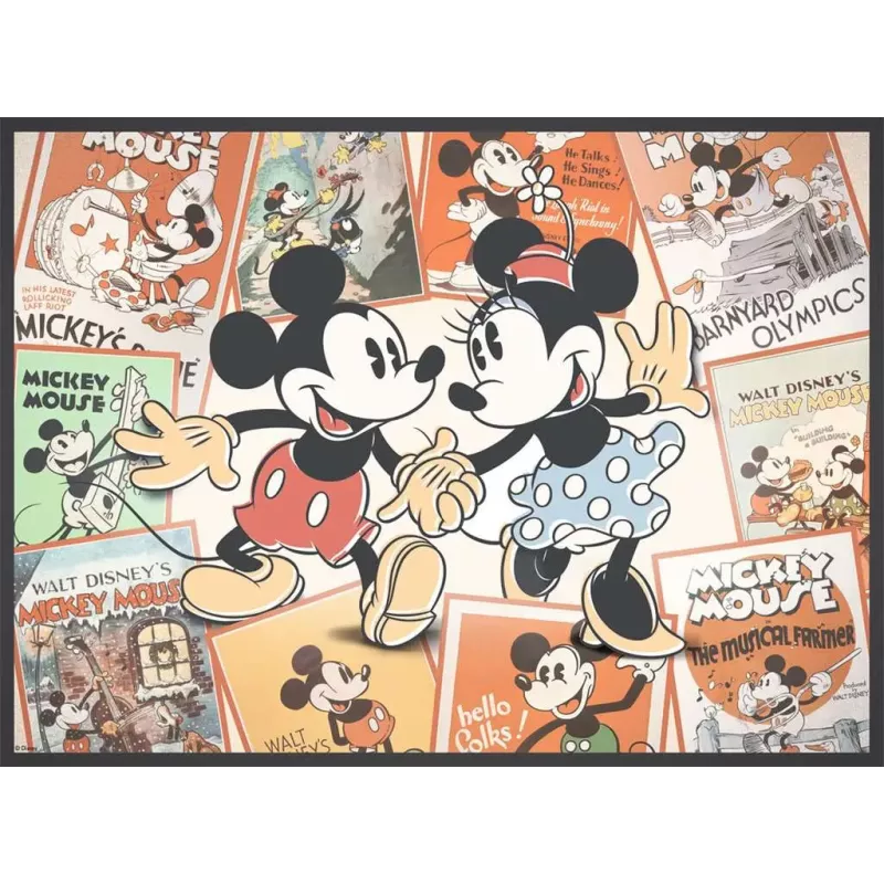 Puzzle - Nathan - 500p - Disney - Souvenirs de Mickey