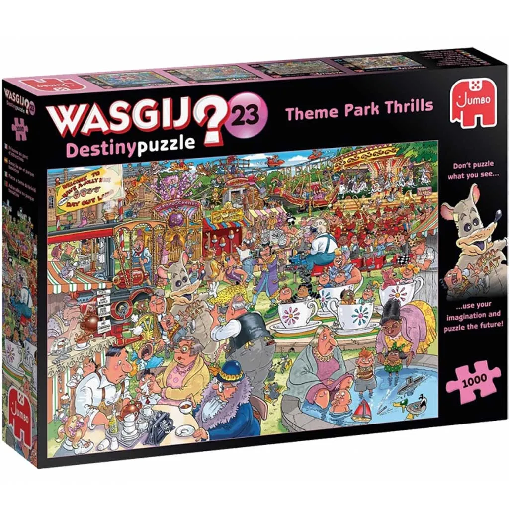 Puzzle Wasgij Destiny 23 - Theme Park Thrills - 1000 pièces