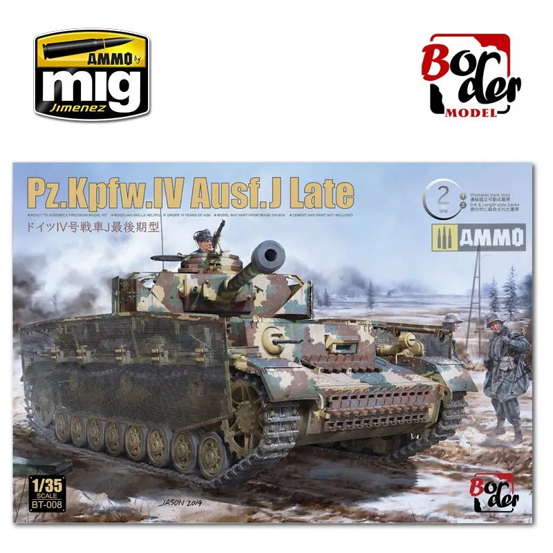 Pz. Kpfw. IV Ausf.J, version finale. BORDER BT008