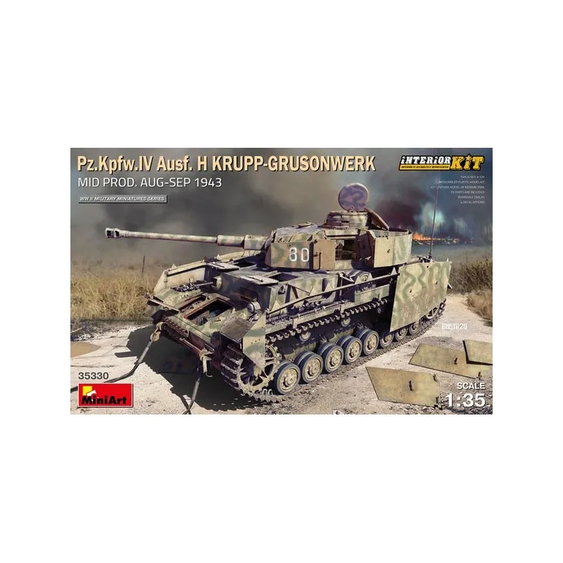 Pz.Kpfw.IV Ausf. H Krupp-Grusonwerk. MINIART 35330