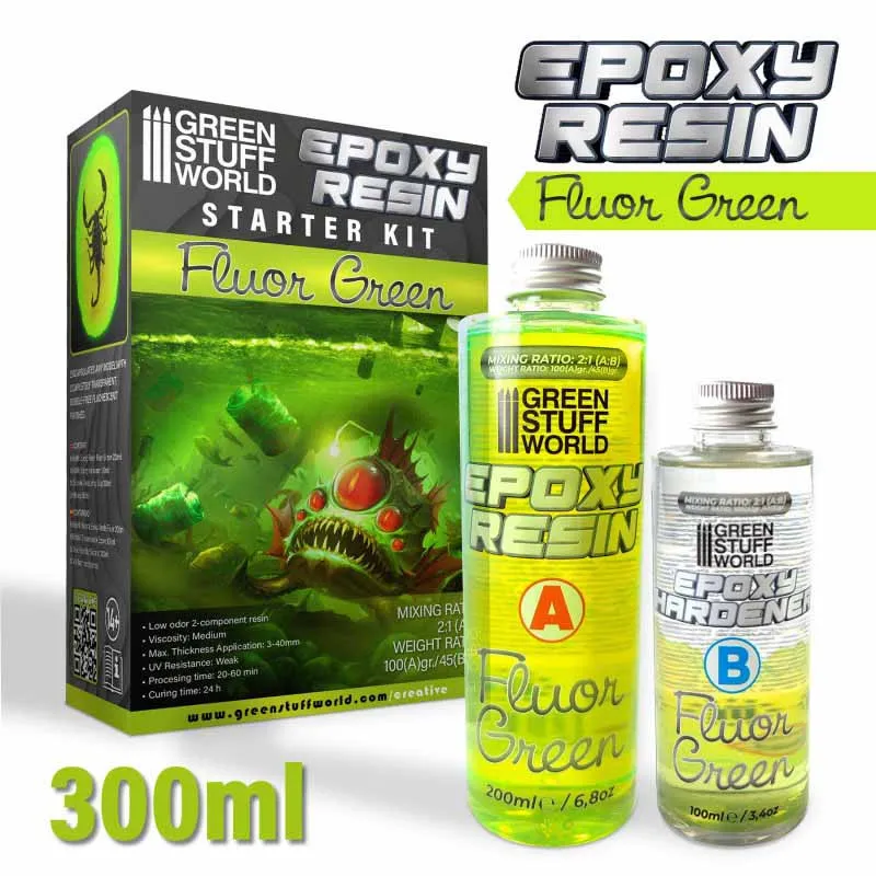 Résine époxy - Eau vert fluor. GREEN STUFF WORLD 501260