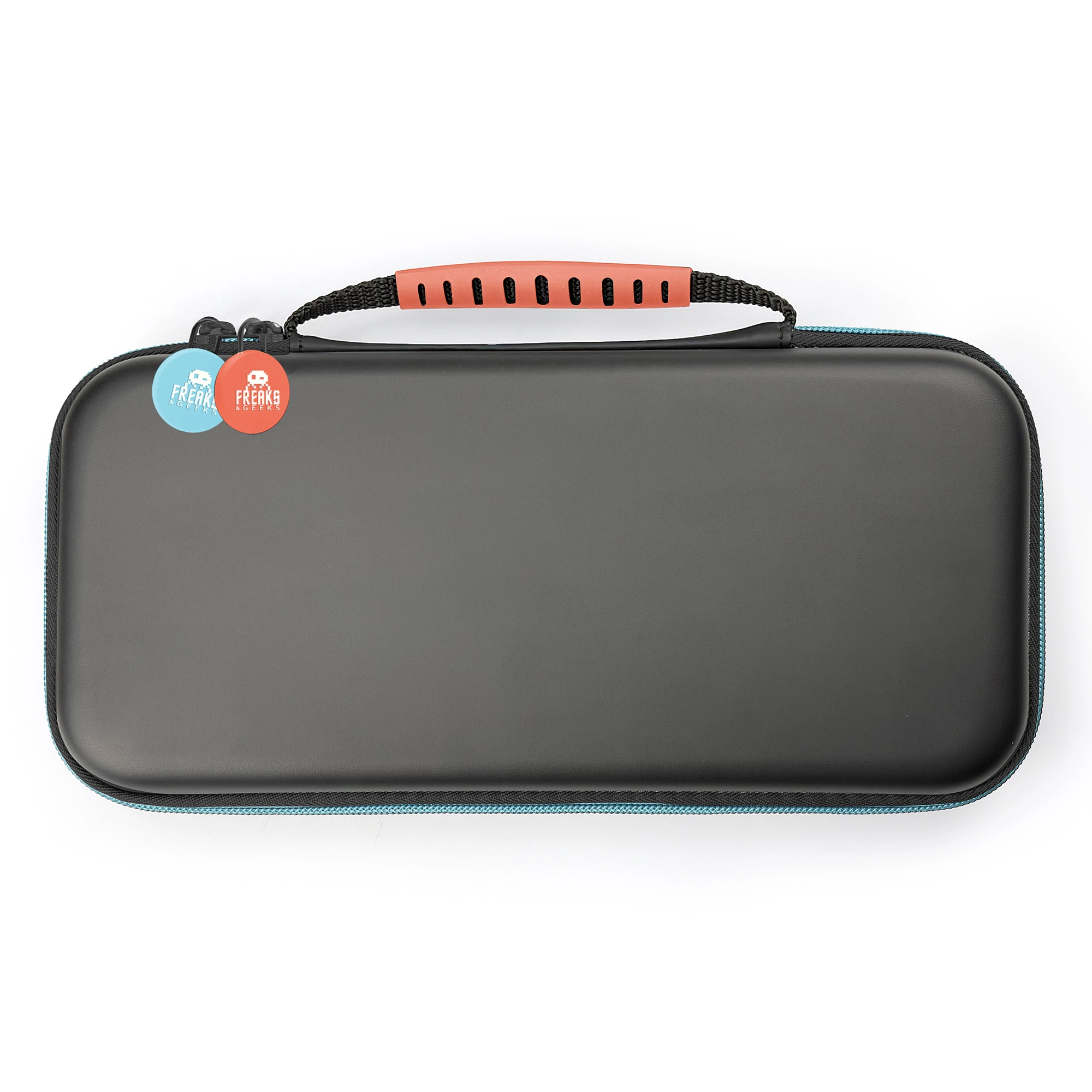 Sacoche pour switch 2 / switch / oled - bleu et corail