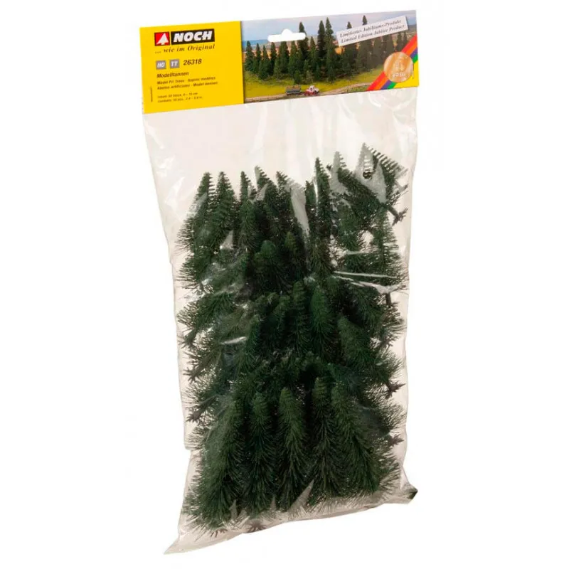 Sapins artificiels, 50 arbres. NOCH 26318