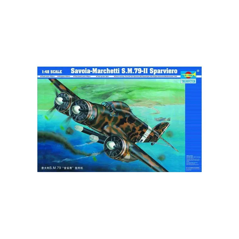 Savoia Marchetti S.M.79-II. TRUMPETER 02817