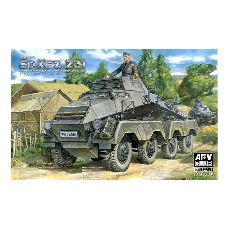 Sd. Kfz. 231 Véhicule à 8 roues. AFV CLUB 35231