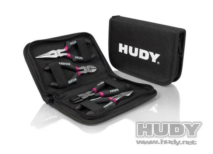 Hudy - Set de 4 pinces + Trousse - 189000