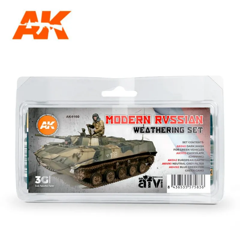 Set de vieillissement russe moderne. AK INTERACTIVE AK4160