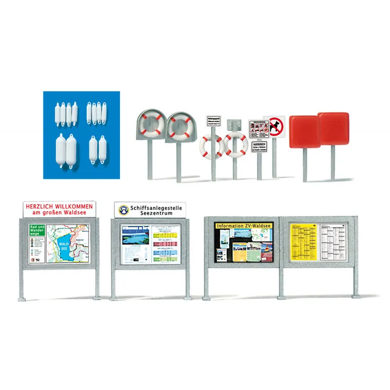 Signalisation de la zone maritime. PREISER 17317
