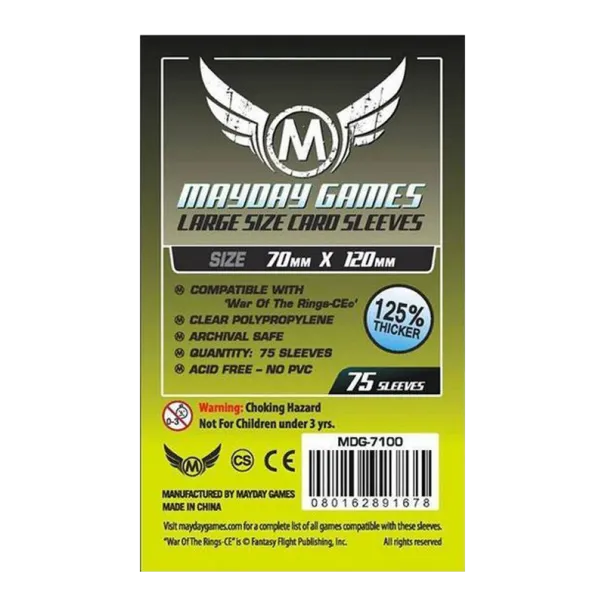 Sleeves mayday 70x120 large size Tarot premium