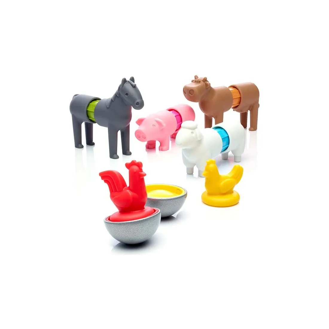 Les animaux de la ferme - Jeu avec des aimants - SmartMax