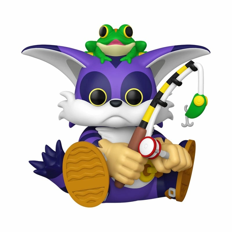 Sonic the hedgehog figurine oversized pop! vinyl big the cat w/froggy 15 cm