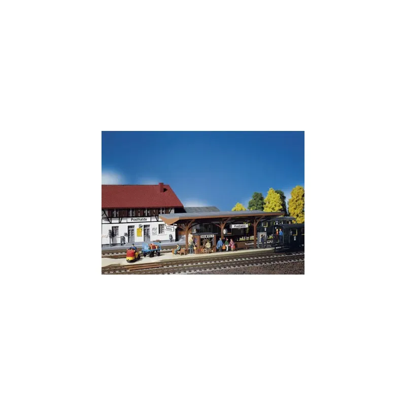 Plate-forme couverte. FALLER 120189