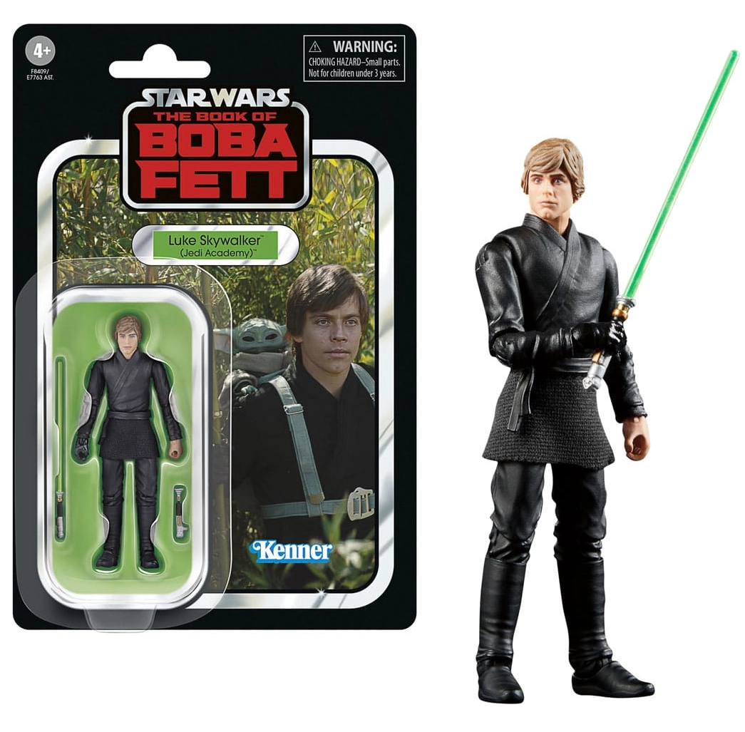 Star wars: the book of boba fett vintage collection figurine luke skywalker (jedi academy) 10 cm