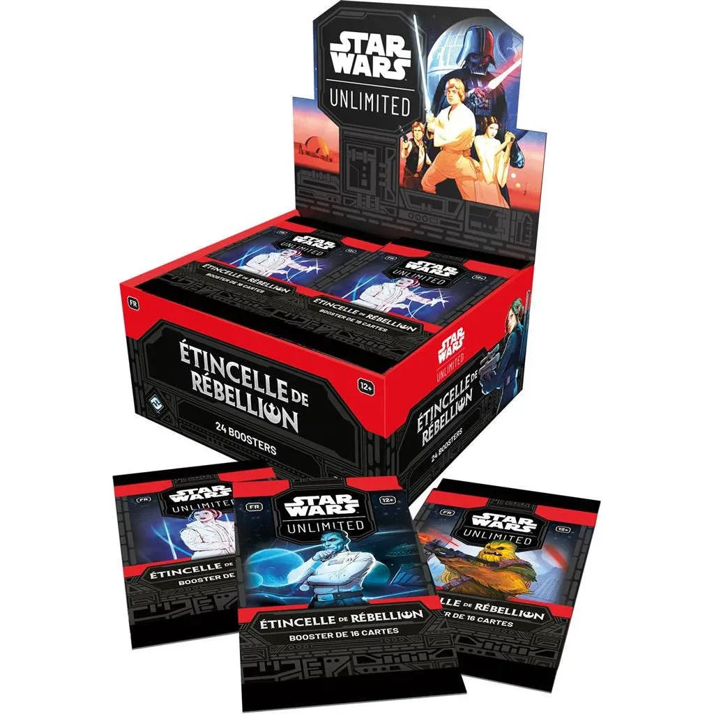 Star Wars Unlimited : Etincelle de Rébellion - 24 Boosters
